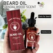 Beard Care Kit: All-Natural Ingredients for a Soft, Shiny Beard – Complete with Essential Oil & Balm Set