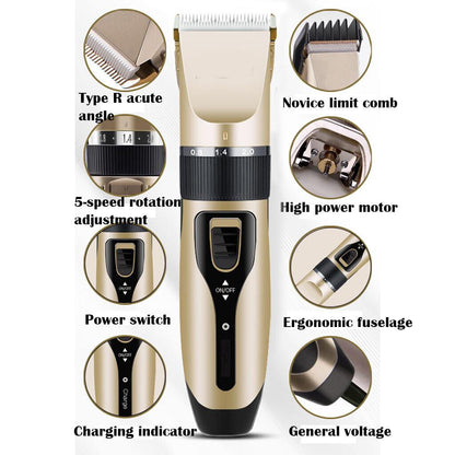 Professional Mens Hair Trimmer Cordless Machine Clippers Beard Electric Shaver