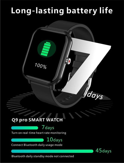 Smart Watch Men Women Fitness Tracker Blood Pressure Heart Rate Sport Watches UK