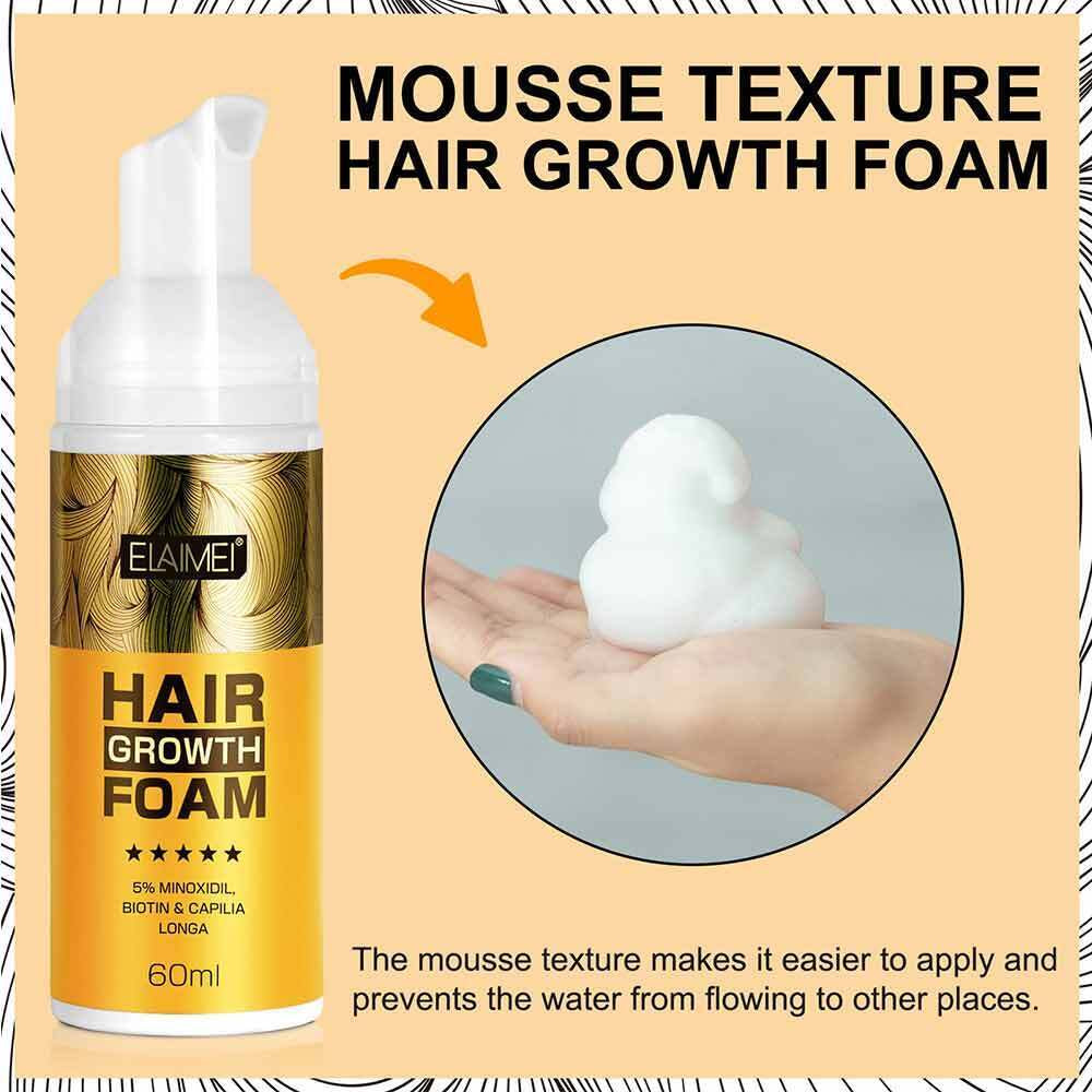 Hair Growth Moussmi Hair Growth Moisturizing Scalp anti Loss Hair Care 60Ml 2024