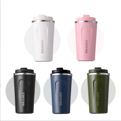 1Pc 500Ml Digital Coffee Mug,Stainless Steel Tea Coffee Mug Thermos Flask Travel Mug, LED Temperature Display Thermal Mug