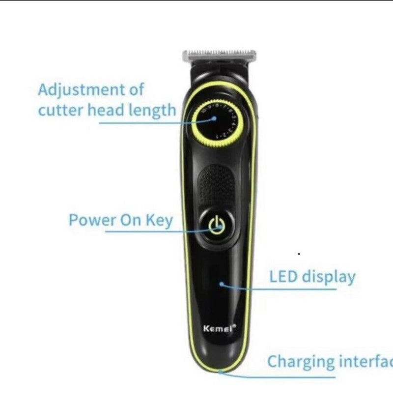 Kemei KM-691 Adjustable Beard Hair Trimmer Grooming for Men Rechargeable NEW