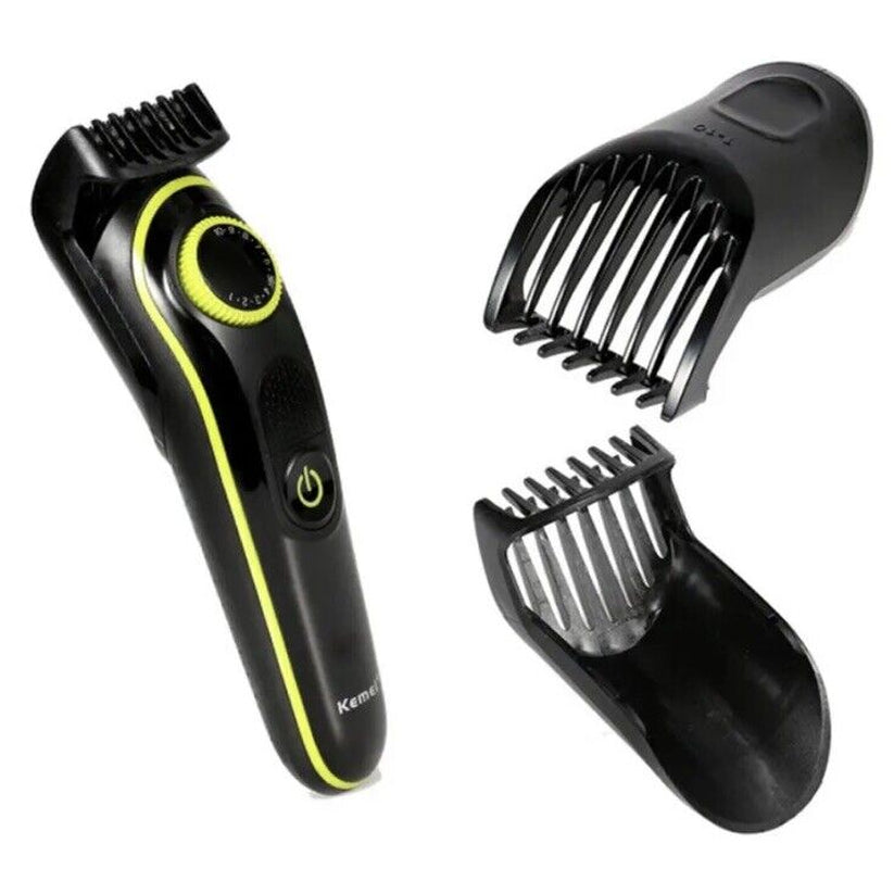 Kemei KM-691 Adjustable Beard Hair Trimmer Grooming for Men Rechargeable NEW