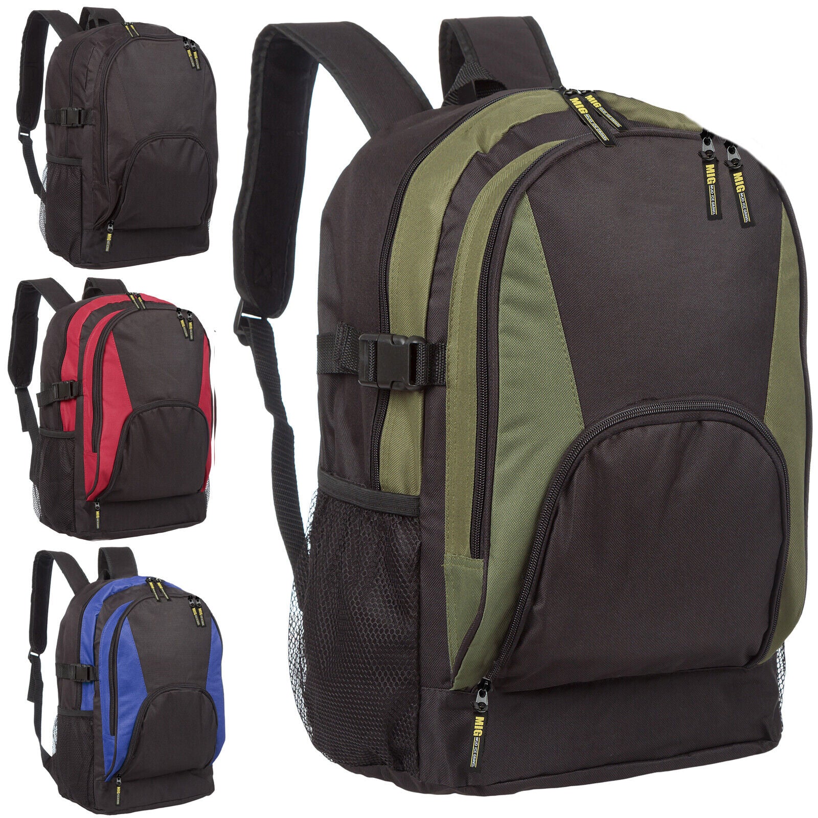 Mens Large Backpack Rucksack Bag - SPORTS TRAVEL SCHOOL HIKING WORK CAMPING BAGS