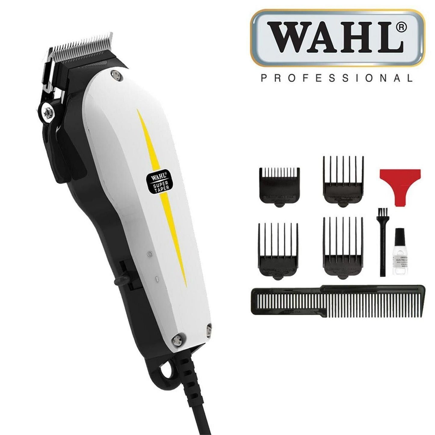 Wahl Professional Corded Super Taper Hair Clipper with Adjustable Taper Lever