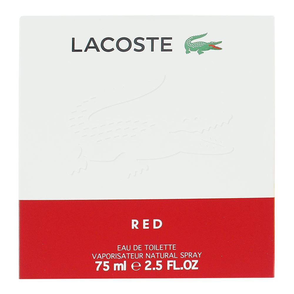 Lacoste Red Eau De Toilette 75Ml Spray for Him