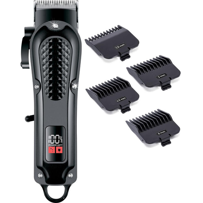 Professional Hair Clippers Trimmer Kit Cordless Men Cutting Machine Barber Salon