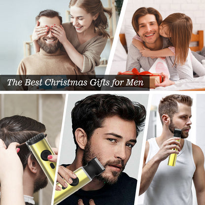 SEJOY 8In1 Cordless Hair Clippers Men Beard Nose Trimmer Waterproof Grooming Kit