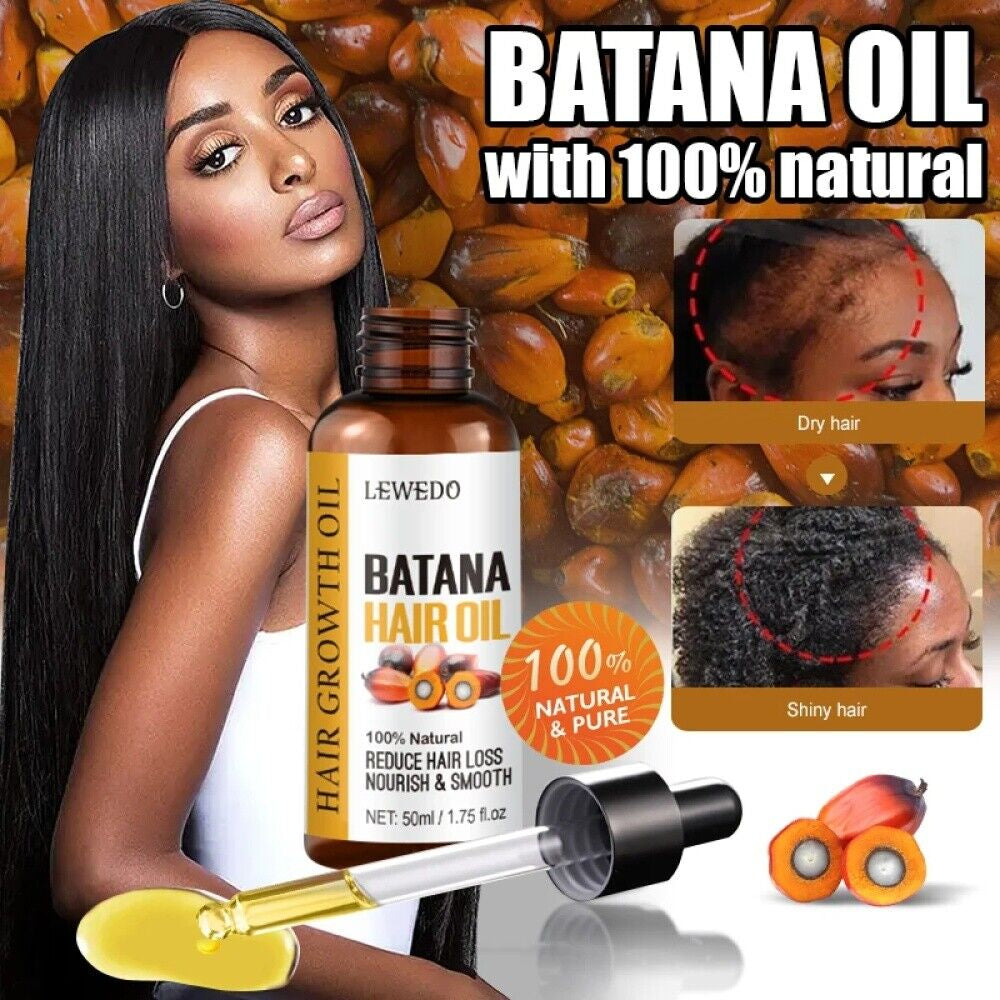 Natural 100% Batana Oil for Hair Growth Hair Loss Treatment Men&Women Hair Care