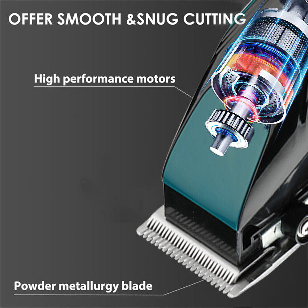 Professional Men Hair Clipper Trimmer Machine Cordless Cut Beard Electric Shaver