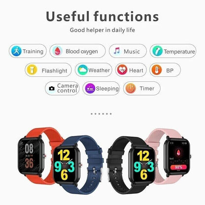 Smart Watch Men Women Fitness Tracker Blood Pressure Heart Rate Sport Watches UK