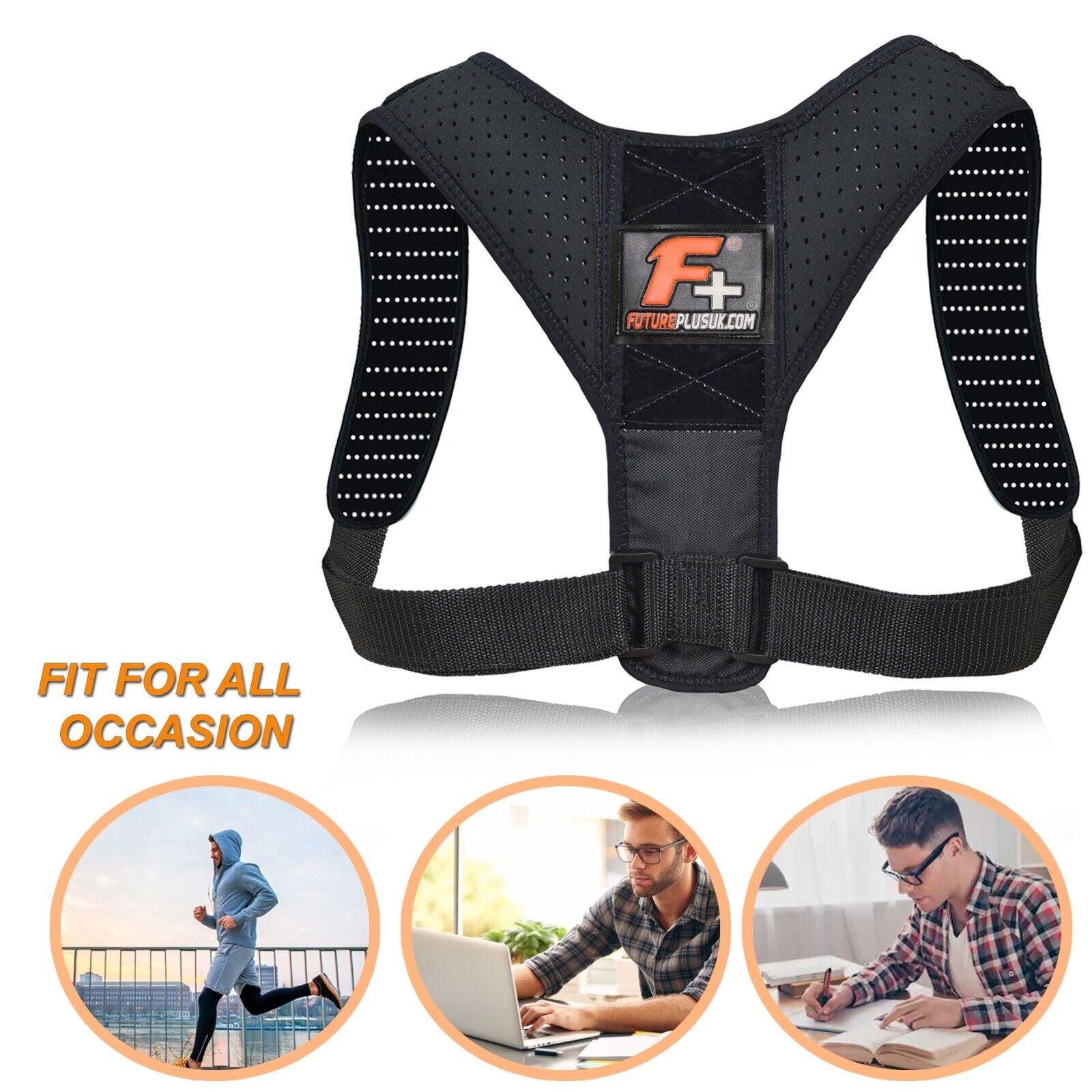 Posture Corrector Back Support Lumbar Shoulder Body Brace Wellness Support Belts