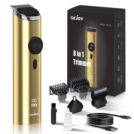 SEJOY Professional Electric Beard Trimmer Men Hair Clipper Razor Grooming Kit