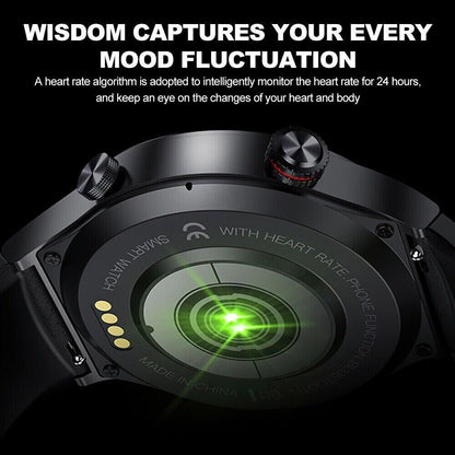 Bluetooth Call Smart Watch Men Heart Rate NFC Waterproof Sports Fitness Trackers