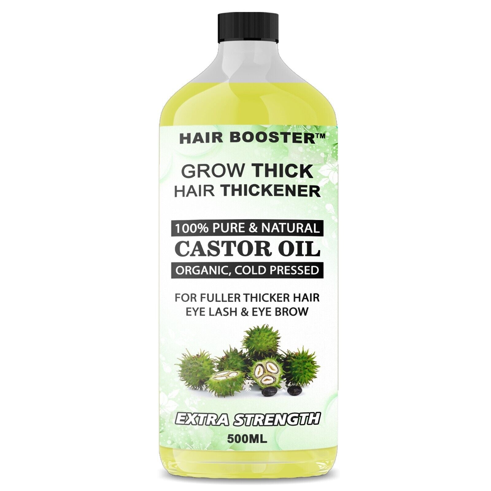 100% Pure Organic Castor Oil for Eyelashes ❤️ Eyebrows Hair Growth Body Care 🔥✅