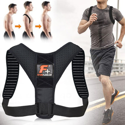 Posture Corrector Back Support Lumbar Shoulder Body Brace Wellness Support Belts