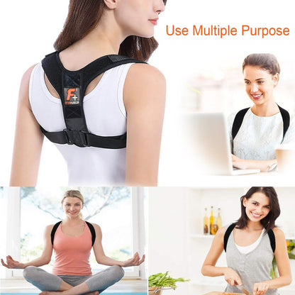 Posture Corrector Back Support Lumbar Shoulder Body Brace Wellness Support Belts