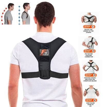 Posture Corrector Back Support Lumbar Shoulder Body Brace Wellness Support Belts