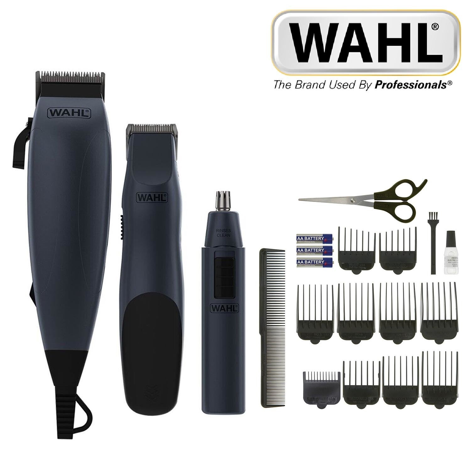 Wahl Corded Hair Clipper & Cordless Trimmer Complete Grooming Gift Set