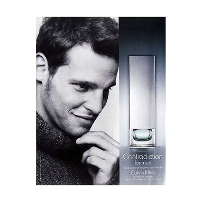 CK CALVIN KLEIN CONTRADICTION for MEN 100ML EDT SPRAY - NEW BOXED & SEALED - UK