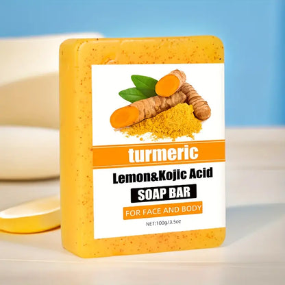 Turmeric Lemon and kojic  acid Soap