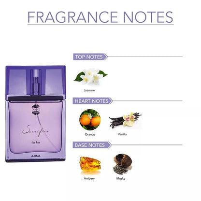 Ajmal Sacrifice for HER EDP 50ml Floral perfume for Women