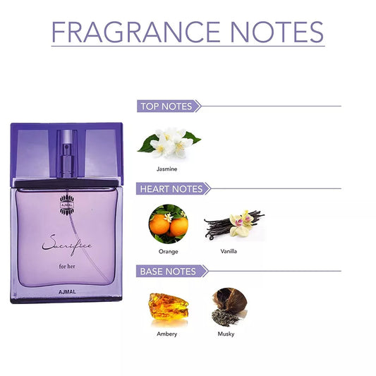 Ajmal Sacrifice for HER EDP 50ml Floral perfume for Women